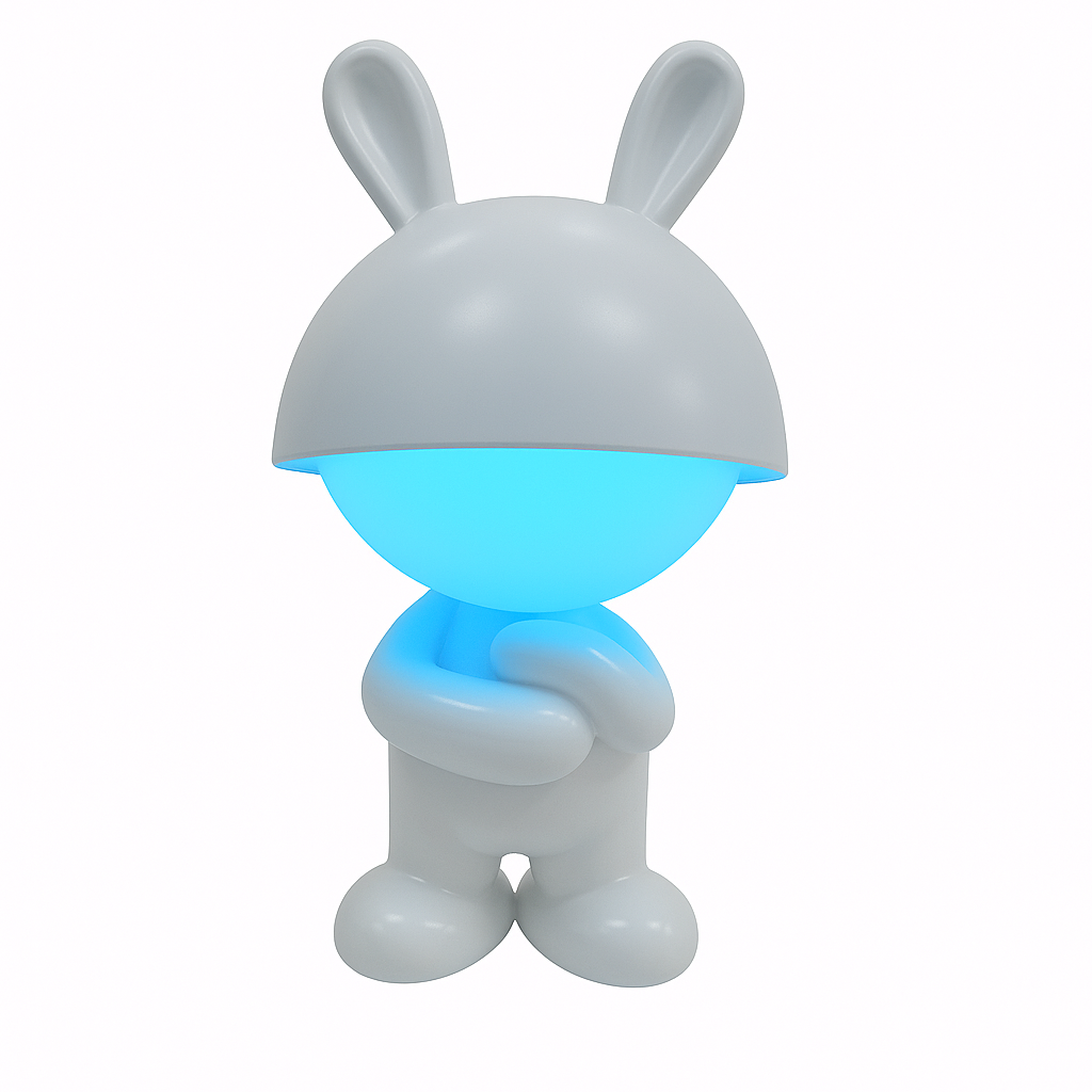 White Bunny – Rechargeable Night Light with White Noise