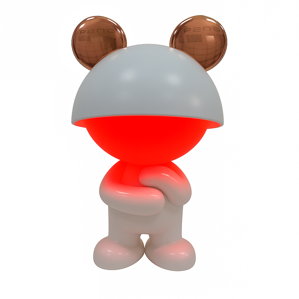 Copper Mousie – Rechargeable Night Light with White Noise (App-Free)