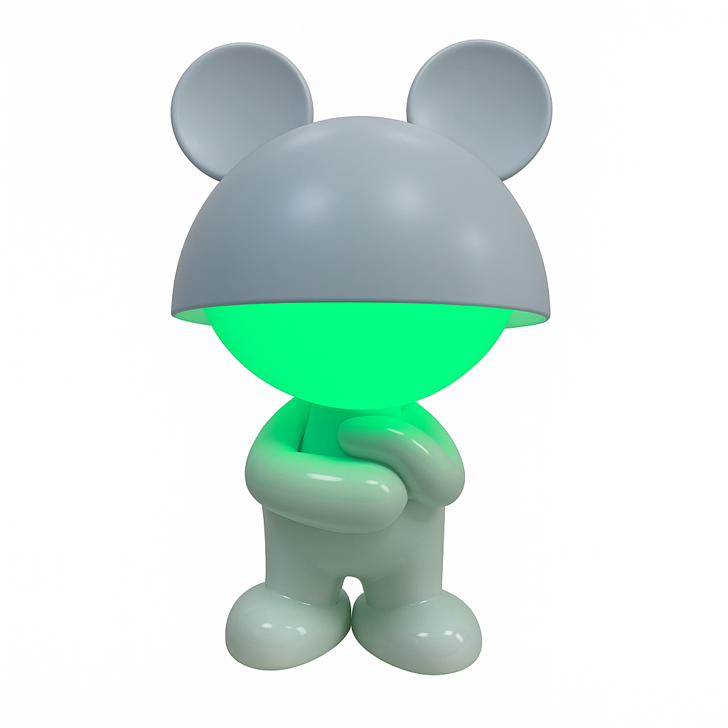 White Mousie – Rechargeable Night Light with White Noise (App-Free)