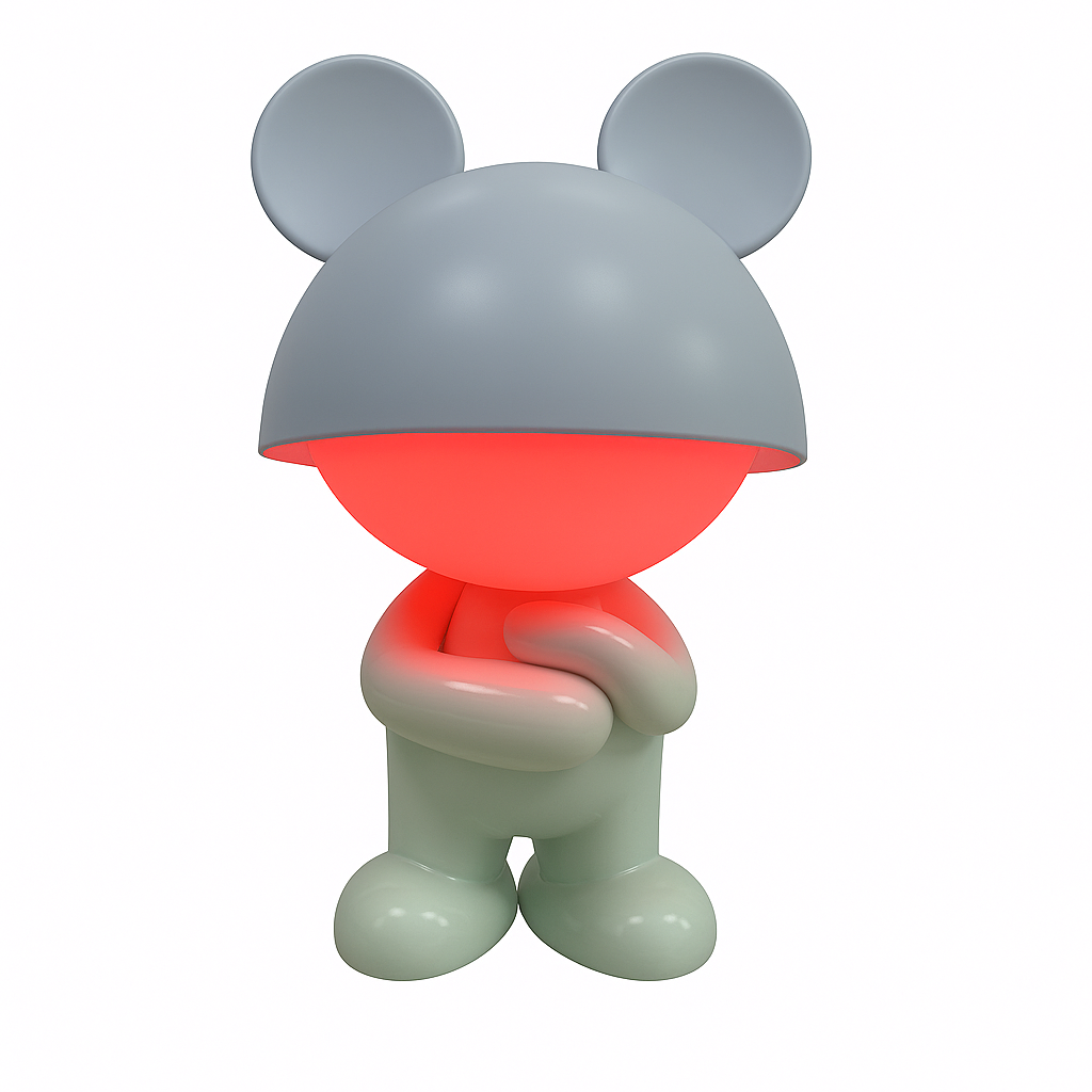 White Mousie – Rechargeable Night Light with White Noise (App-Free)