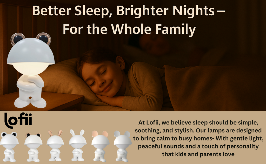 Copper Froggy – Rechargeable Night Light with White Noise (App-Free)
